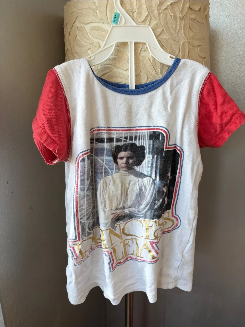 Cotton On Kids Star Wars Princess Leia White Red Blue Pajama Set